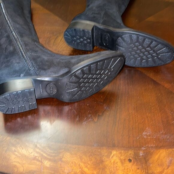 NWT Born black tall suede boots size US 6.5 wide shaft - Picture 9 of 14